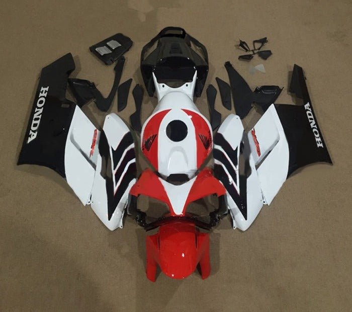 Honda CBR 1000RR Fairings (2004-2005) Red, Black, White at KingsMotorcycleFairings.com
