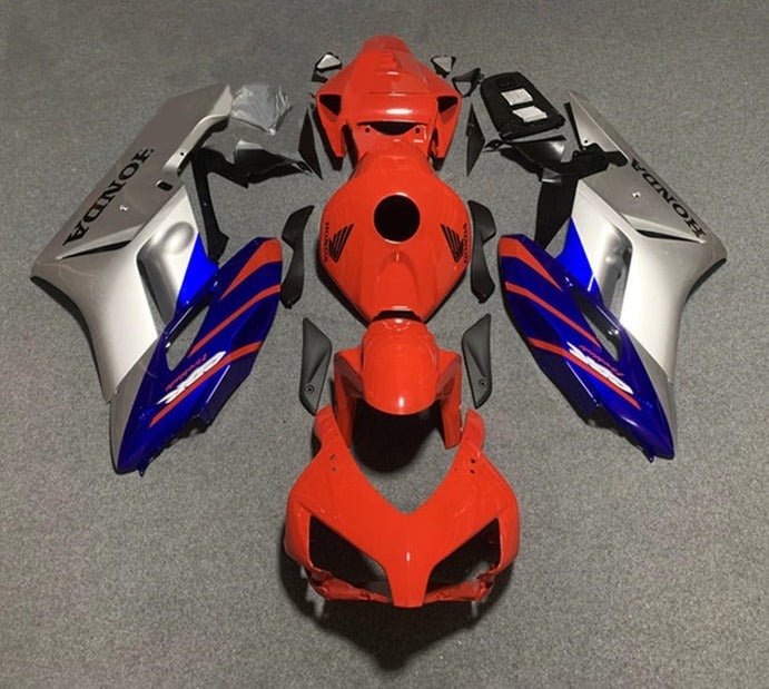 Honda CBR 1000RR Fairings (2004-2005) Red, Silver, Blue at KingsMotorcycleFairings.com