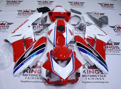 Honda CBR1000RR Fairings (2004-2005) Red, White, Blue Stripe HRC at KingsMotorcycleFairings.com