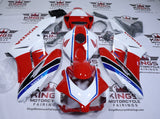 Honda CBR1000RR Fairings (2004-2005) Red, White, Blue Stripe HRC at KingsMotorcycleFairings.com