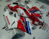 Honda CBR1000RR Fairings (2004-2005) Red, White, Blue Stripes at KingsMotorcycleFairings.com