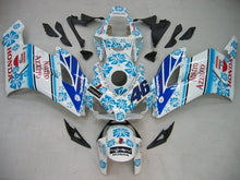 Honda CBR1000RR Fairings (2004-2005) White, Blue Nastro Azzurro at KingsMotorcycleFairings.com