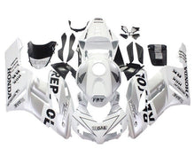 Honda CBR 1000RR Fairings (2004-2005) White, Silver, Gas Repsol at KingsMotorcycleFairings.com