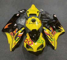 Honda CBR 1000RR Fairings (2004-2005) Yellow, Black, Graphics at KingsMotorcycleFairings.com