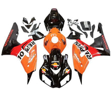 Honda CBR1000RR Fairings (2006-2007) Black, Orange, Red Repsol at KingsMotorcycleFairings.com