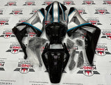 Honda CBR 1000RR Fairing Kit (2006-2007) Black, Silver, Blue Pinstripe at KingsMotorcycleFairings.com