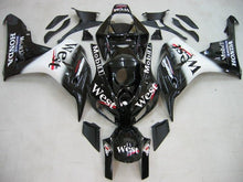 Honda CBR 1000RR Fairings (2006-2007) Black, White, West Mobil1 at KingsMotorcycleFairings.com