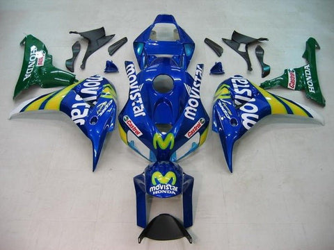 Honda CBR1000RR Fairings (2006-2007) Blue, Green, Castrol at KingsMotorcycleFairings.com
