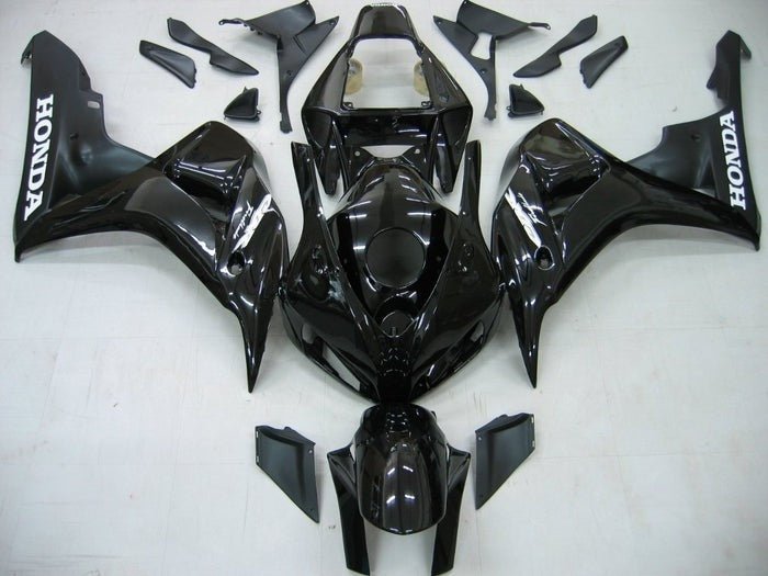 Honda CBR1000RR Fairings (2006-2007) Gloss Black, White, Matte Black at KingsMotorcycleFairings.com