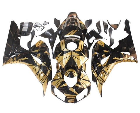 Honda CBR1000RR Fairings (2006-2007) Gold, Black, Geo at KingsMotorcycleFairings.com