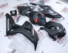 Honda CBR1000RR Fairings (2006-2007) Matte Black, White, Red from KingsMotorcycleFairings.com