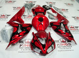 Honda CBR1000RR Fairings (2006-2007) Red Candy Apple, Black Tribal at KingsMotorcycleFairings.com