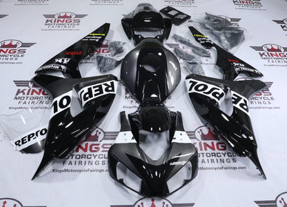 Honda CBR1000RR Fairings (2006-2007) Repsol Black, Gray, White at KingsMotorcycleFairings.com