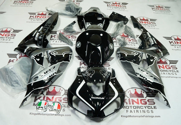 Honda CBR 1000RR Fairings (2006-2007) Silver, Black, White RedBull from KingsMotorcycleFairings.com