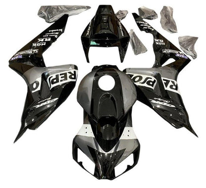 Honda CBR 1000RR Fairings (2006-2007) Silver, Black, White Repsol at KingsMotorcycleFairings.com
