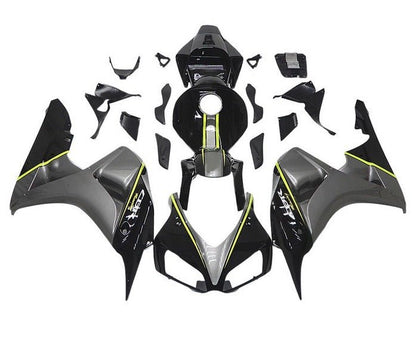 Honda CBR1000RR Fairings (2006-2007) Silver, Black, Yellow at KingsMotorcycleFairings.com