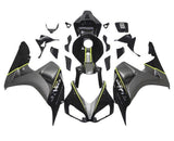 Honda CBR 1000RR Fairings (2006-2007) Silver, Black, Yellow at KingsMotorcycleFairings.com