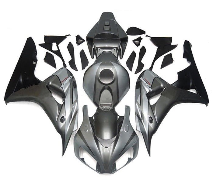 Honda CBR 1000RR Fairings (2006-2007) Silver, Gray, Matte Black at KingsMotorcycleFairings.com
