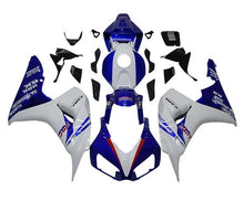 Honda CBR1000RR Fairings (2006-2007) White, Blue HRC at KingsMotorcycleFairings.com