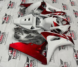 Honda CBR 1000RR Fairing kit (2006-2007) White, Candy Apple Red at KingsMotorcycleFairings.com