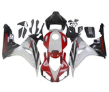 Honda CBR 1000RR Fairings (2006-2007) White, Red, Black Fade at KingsMotorcycleFairings.com