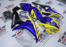 Honda CBR1000RR Fairings (2006-2007) Yellow, Blue, Black, White from KingsMotorcycleFairings.com