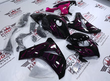 Honda CBR1000RR Fairings (2008-2011) Black, Pink Fire from KingsMotorcycleFairings.com