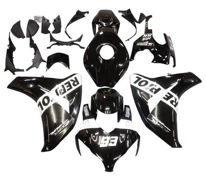 Honda CBR1000RR Fairings (2008-2011) Black, White Repsol at KingsMotorcycleFairings.com