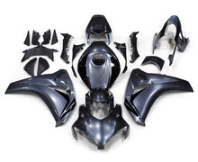Honda CBR 1000RR Fairings (2008-2011) Dark Silver, Black at KingsMotorcycleFairings.com