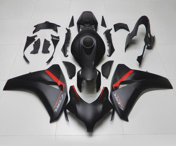 Honda CBR1000RR Fairings (2008-2011) Matte Black, Red, Gray at KingsMotorcycleFairings.com