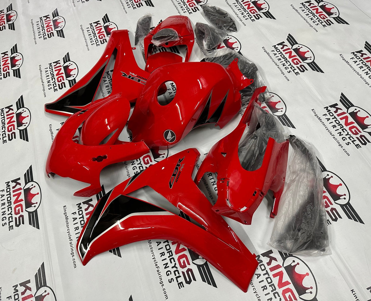 Honda CBR1000RR Fairing kit (2008-2011) Red, Black, Silver at KingsMotorcycleFairings.com