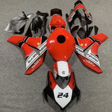 Honda CBR 1000RR Fairings (2008-2011) Red, Black, White #24 at KingsMotorcycleFairings.com