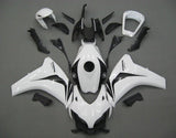 Honda CBR1000RR Fairings (2008-2011) White, Black at KingsMotorcycleFairings.com