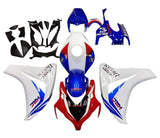 Honda CBR1000RR Fairings (2008-2011) White, Blue, Red HRC Dream at KingsMotorcycleFairings.com