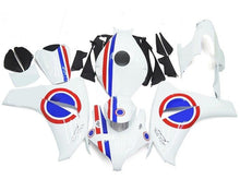 Honda CBR 1000RR Fairings (2008-2011) White, Red, Blue Stripe at KingsMotorcycleFairings.com