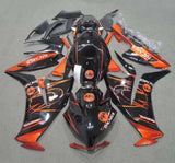 Honda CBR1000RR Fairings (2012-2016) Black, Candy Orange Bacardi at KingsMotorcycleFairings.com