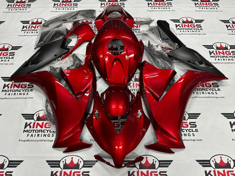 Honda CBR1000RR Fairings (2012-2016) Dark Red, Matte Black at KingsMotorcycleFairings.com