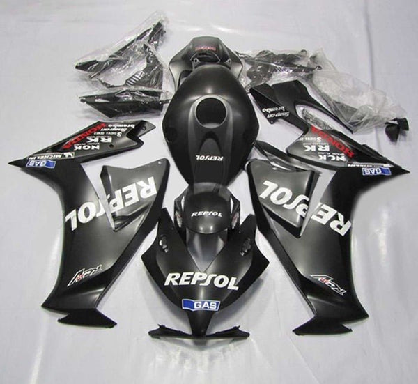 Honda CBR1000RR Fairings (2012-2016) Matte Black, Repsol, Gas at KingsMotorcycleFairings.com