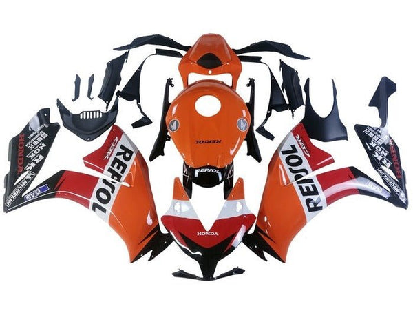 Honda CBR1000RR Fairings (2012-2016) Orange Repsol at KingsMotorcycleFairings.com