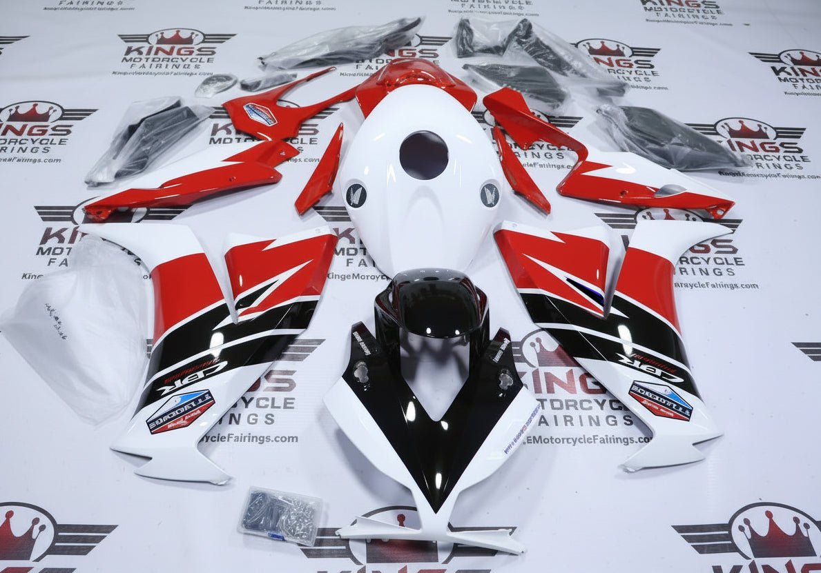 Honda CBR1000RR Fairings (2012-2016) White, Red, Black Legends at KingsMotorcycleFairings.com