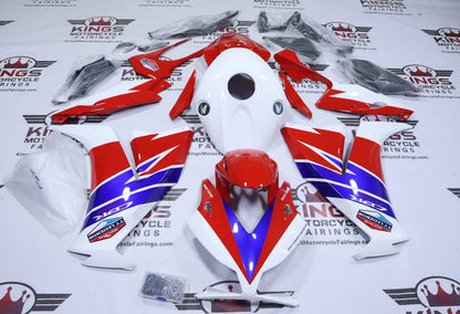 Honda CBR1000RR Fairings (2012-2016) White, Red, Blue Legends at KingsMotorcycleFairings.com