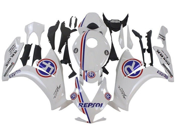 Honda CBR1000RR Fairings (2012-2016) White, Red, Blue Repsol at KingsMotorcycleFairings.com