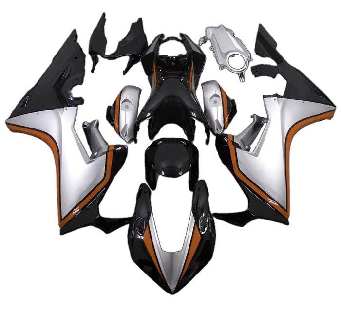 Honda CBR 1000RR Fairings (2017-2025) Black, Silver, Orange at KingsMotorcycleFairings.com