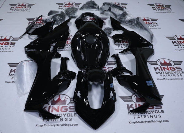 Honda CBR1000RR Fairings (2017-2025) All Black at KingsMotorcycleFairings.com