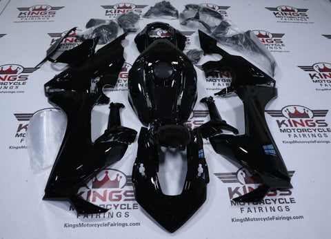 Honda CBR1000RR Fairings (2017-2025) All Black at KingsMotorcycleFairings.com