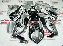 Honda CBR1000RR Fairings (2017-2025) Black Metallic, Silver Bull at KingsMotorcycleFairings.com