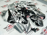 Honda CBR 1000RR Fairings (2017-2025) Black Metallic, Silver Bull at KingsMotorcycleFairings.com