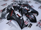 Honda CBR1000RR Fairings (2017-2025) Matte Black, Red Accents at KingsMotorcycleFairings.com