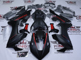 Honda CBR1000RR Fairings (2017-2025) Matte Black, Red Accents from KingsMotorcycleFairings.com