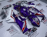 Honda CBR1000RR Fairings (2017-2025) Purple, Red, White at KingsMotorcycleFairings.com